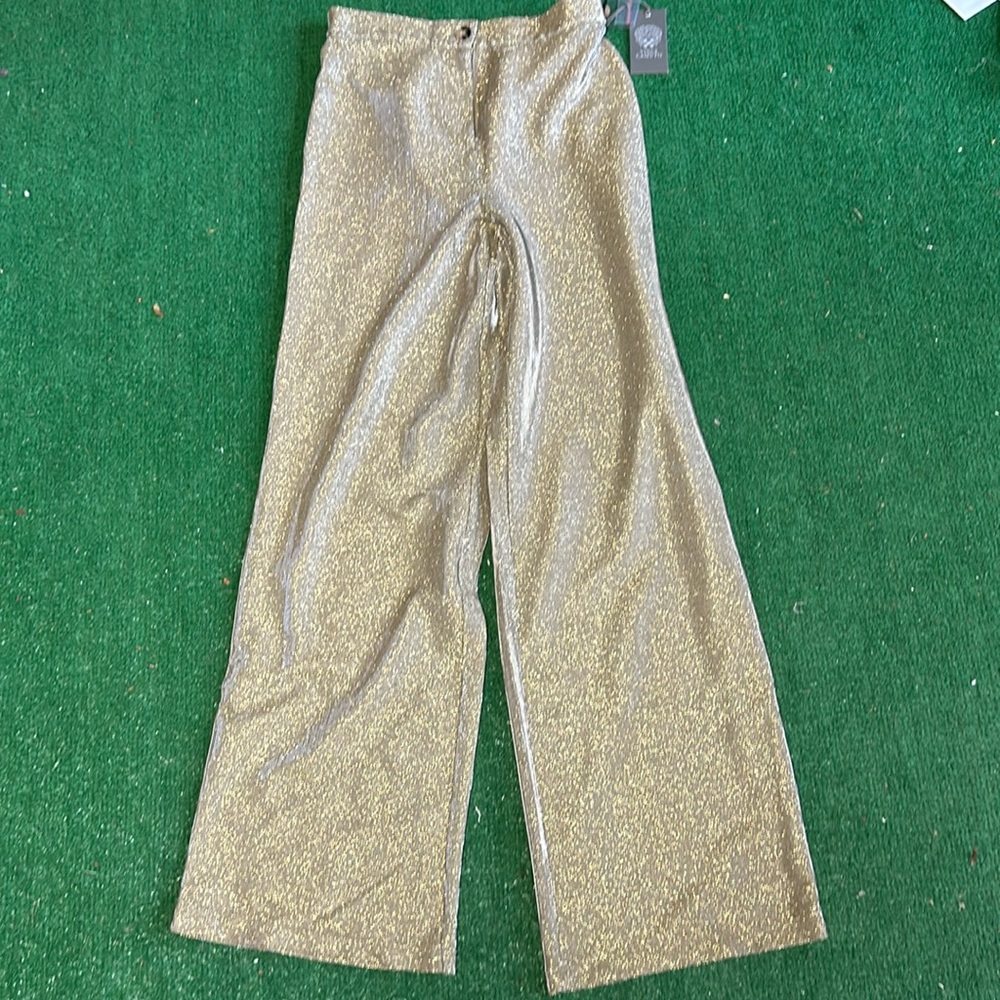 NWT Vince Camuto Gold Glitter XS women’s pants!